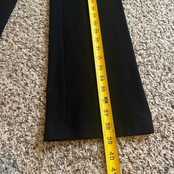 Eileen Fisher Black Straight Pant with Stretch Elastic Waistband Womens Size XS - Picture 6 of 12